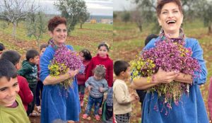 Şükriye Tutkun Nevruz’u Azez’de Suriyeli çocuklarla kutladı!